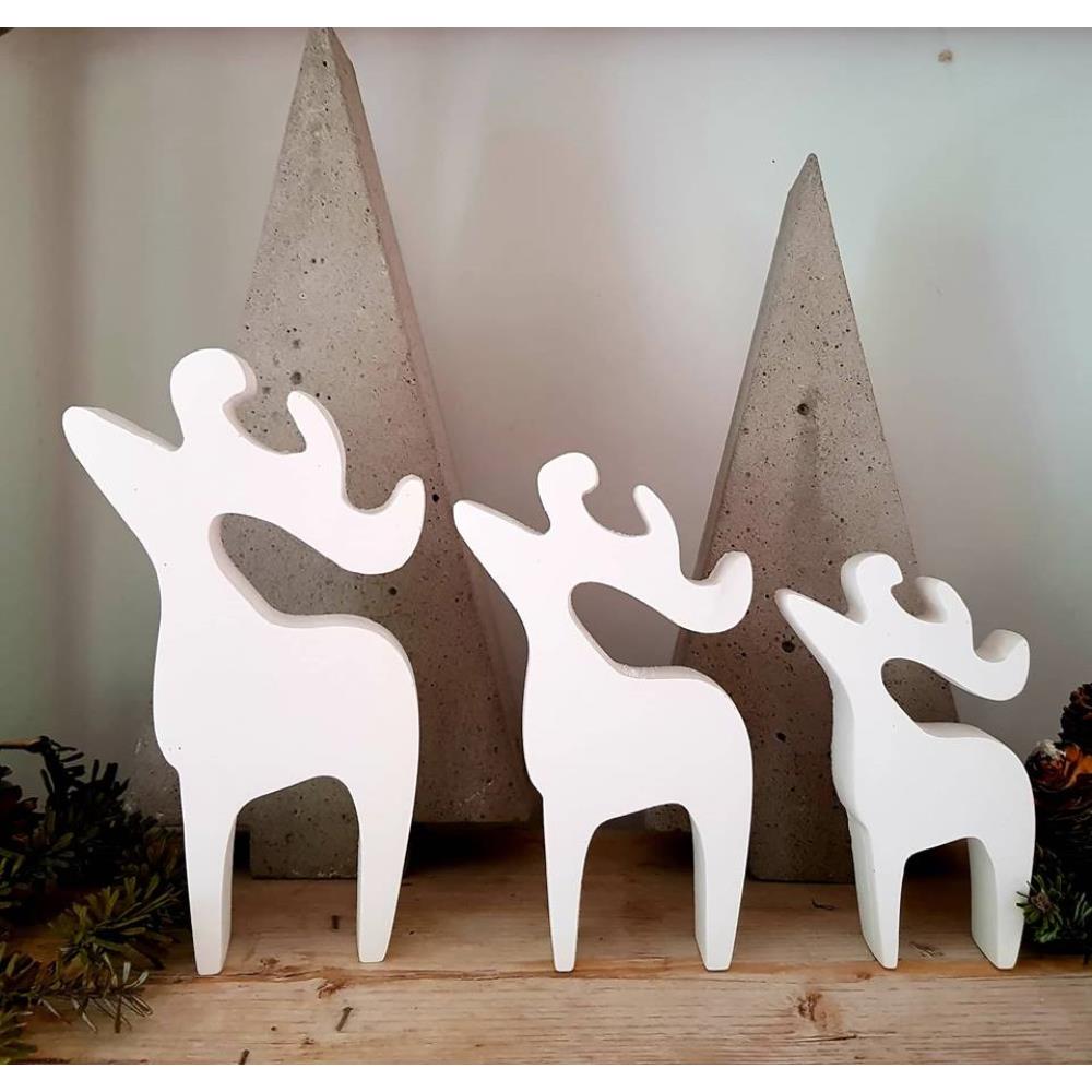 Geyik Küçük Boy Silikon Kalıp - SHCMOLDS ( Y/G/D: 11,5 x 7 x 2,5 cm )