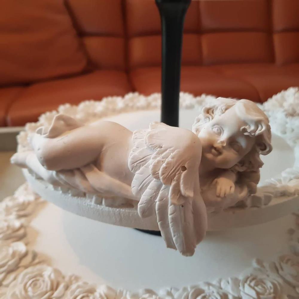 Yan Kenar Melek Silikon Kalıp - SHCMOLDS ( Y/G/D: 7,5 x 15 x 6 cm )