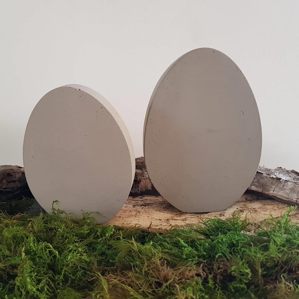 Silikon - Dökme Formu - Yumurta - Paskalya Yumurtası ( 14,5 x 10 x 2,5 )