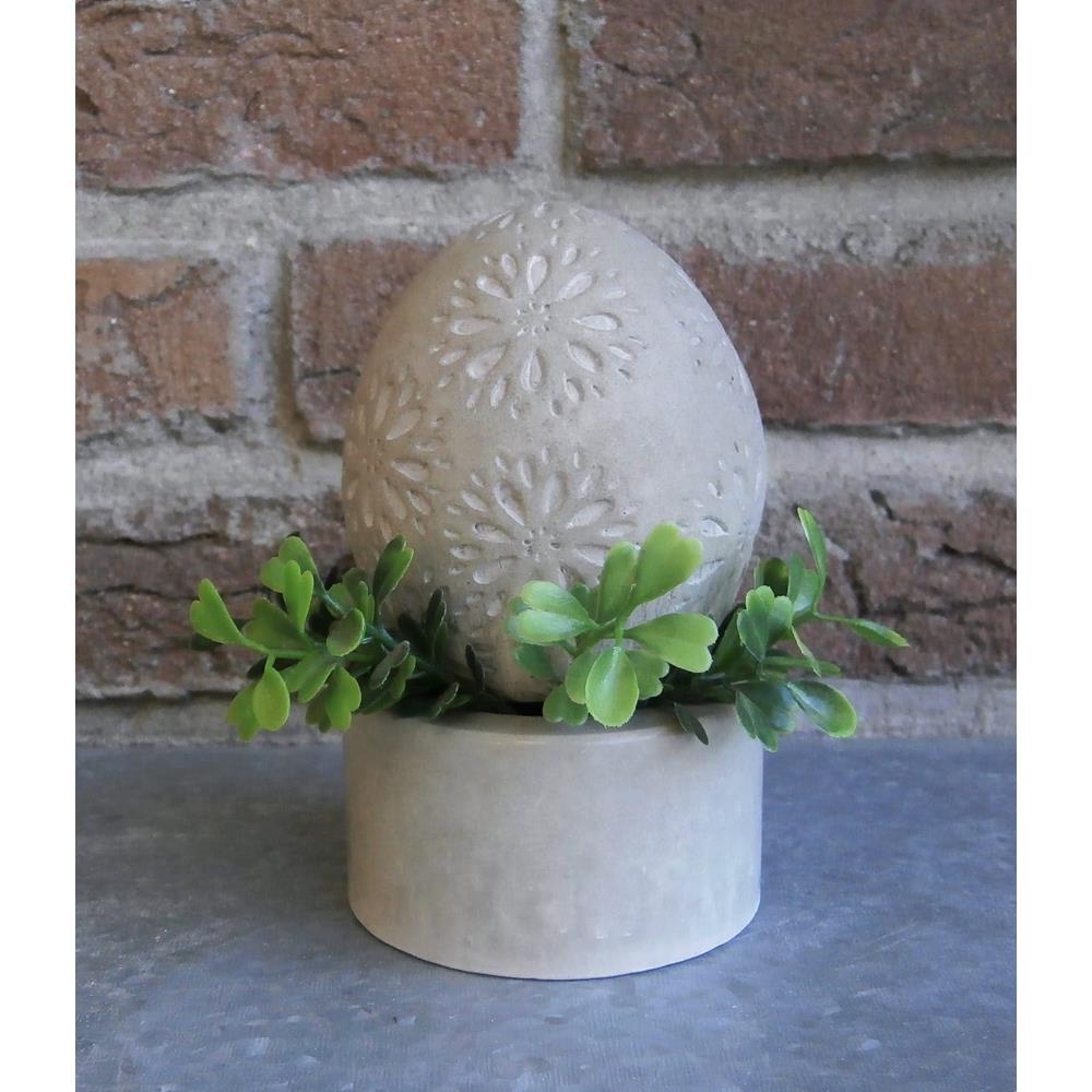 Yumurta - Çiçeklerle Paskalya Yumurtası ( 9 cm )