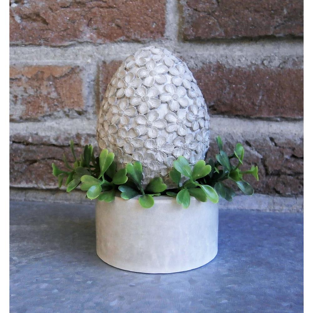 Yumurta - Çiçeklerle Paskalya Yumurtası ( 9 CM )