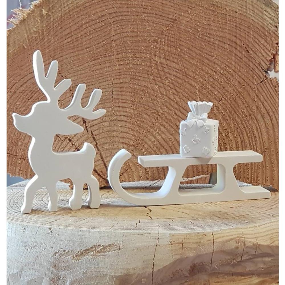 Bebek Ren Geyiği Silikon Kalıp - SHCMOLDS ( Yüksek/D: 19 x 3,5 cm )