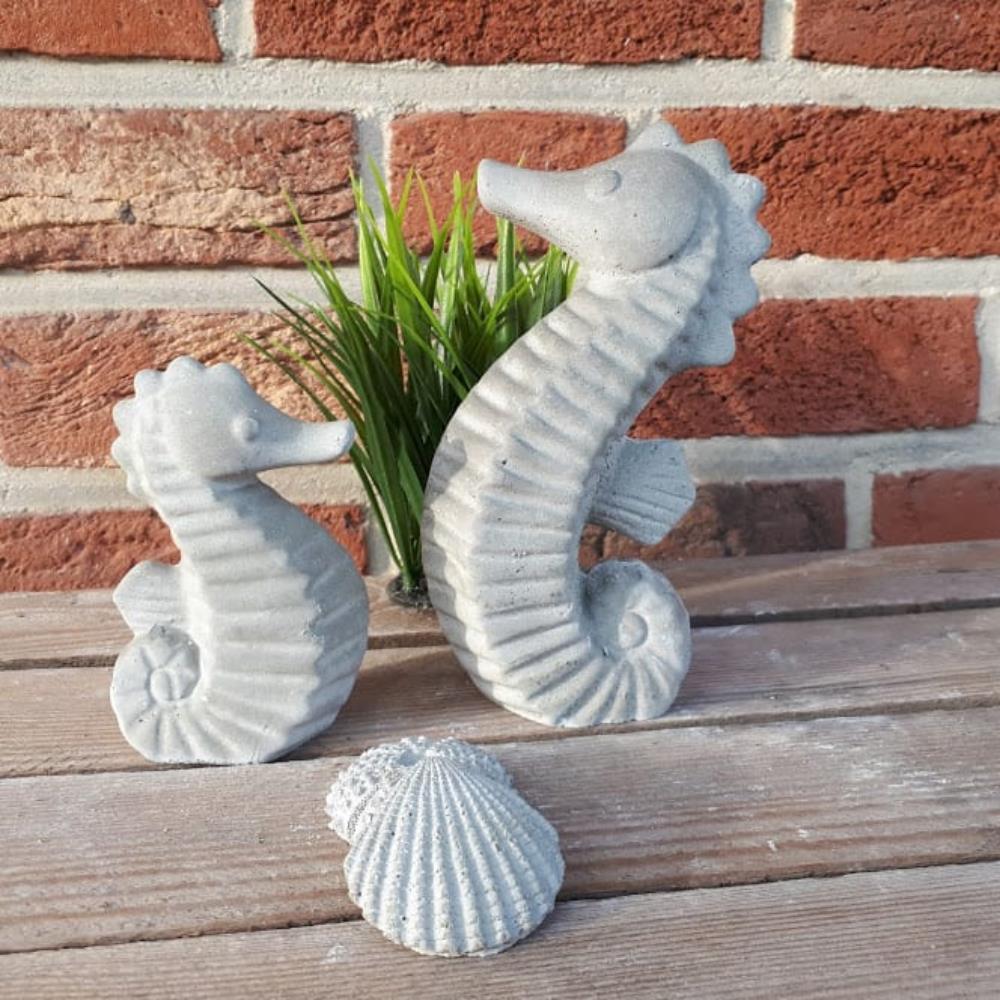 Silikon - Döküm Formu - Deniz Atı - 2 Boyut ( 11 x 7 x 4 cm )