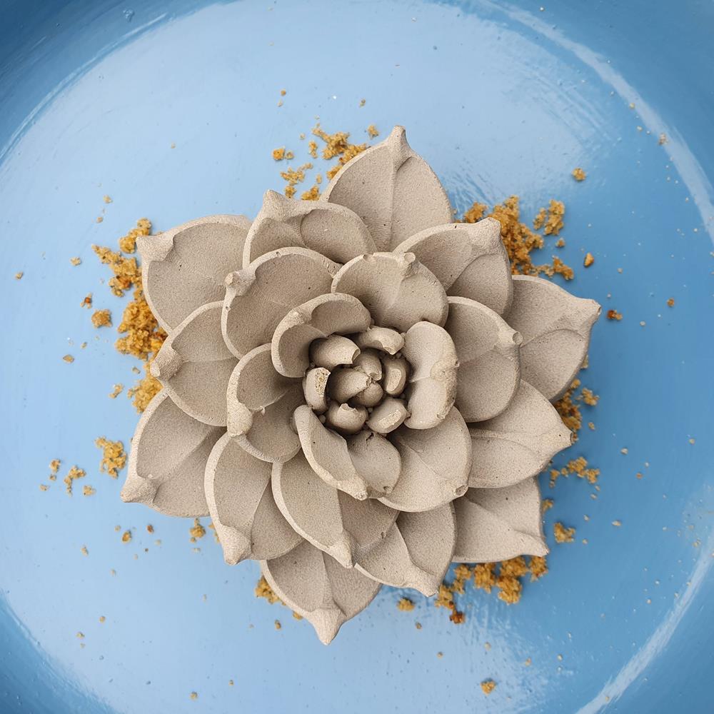 Lotus Çiçeği Silikon Kalıp - SHCMOLDS ( Y/G/D: 10 x 10 x 4,5 cm )