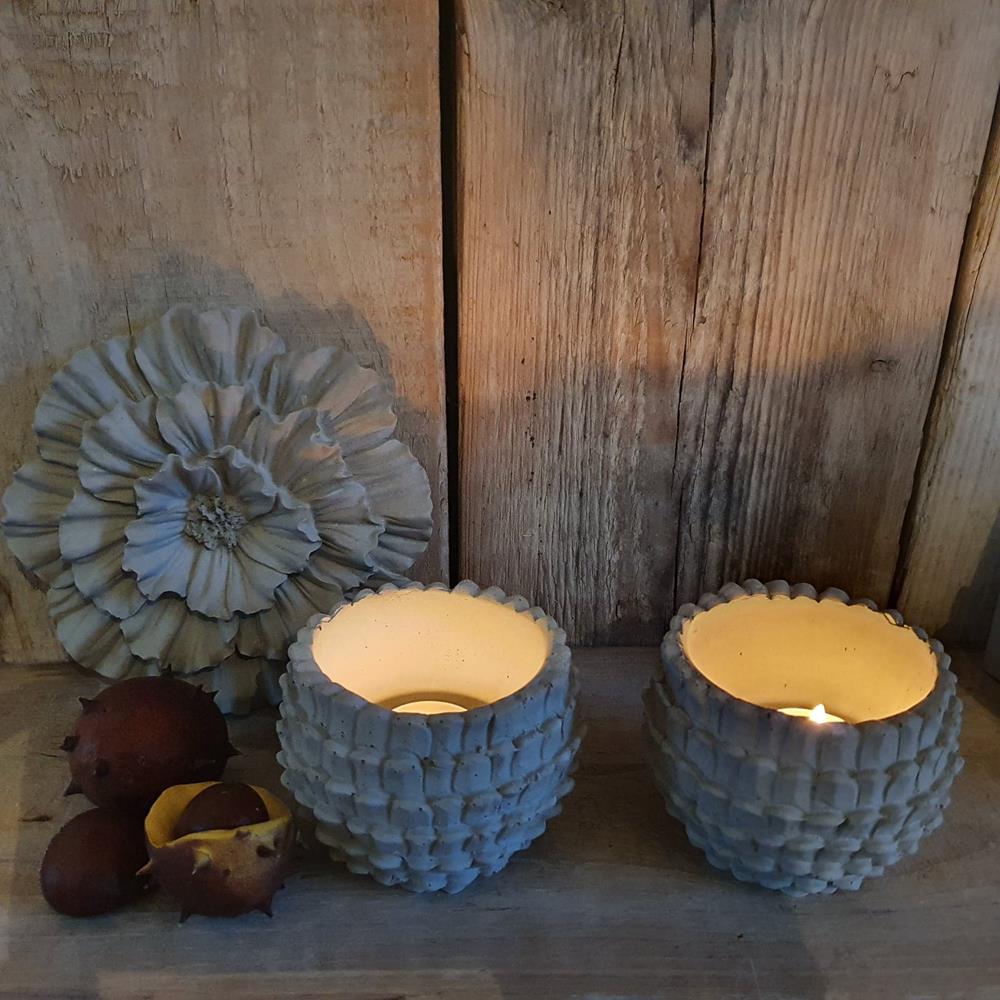 Kozalak Şamdan Silikon Kalıp - SHCMOLDS (7,5 x 9,5 x 9,5 cm)