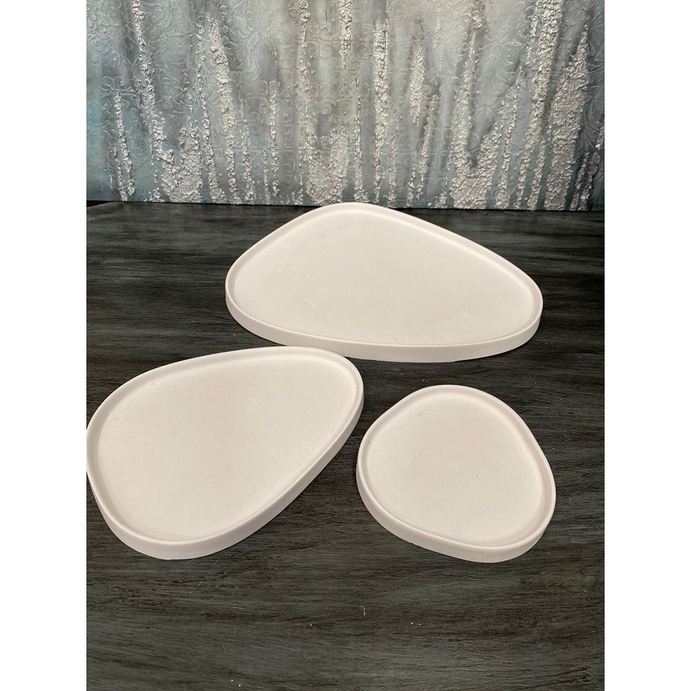 Damla Tabak Büyük Boy Silikon Kalıp - SHCMOLDS (Y/U/Ø: 1,6 x 26 x 22 cm)