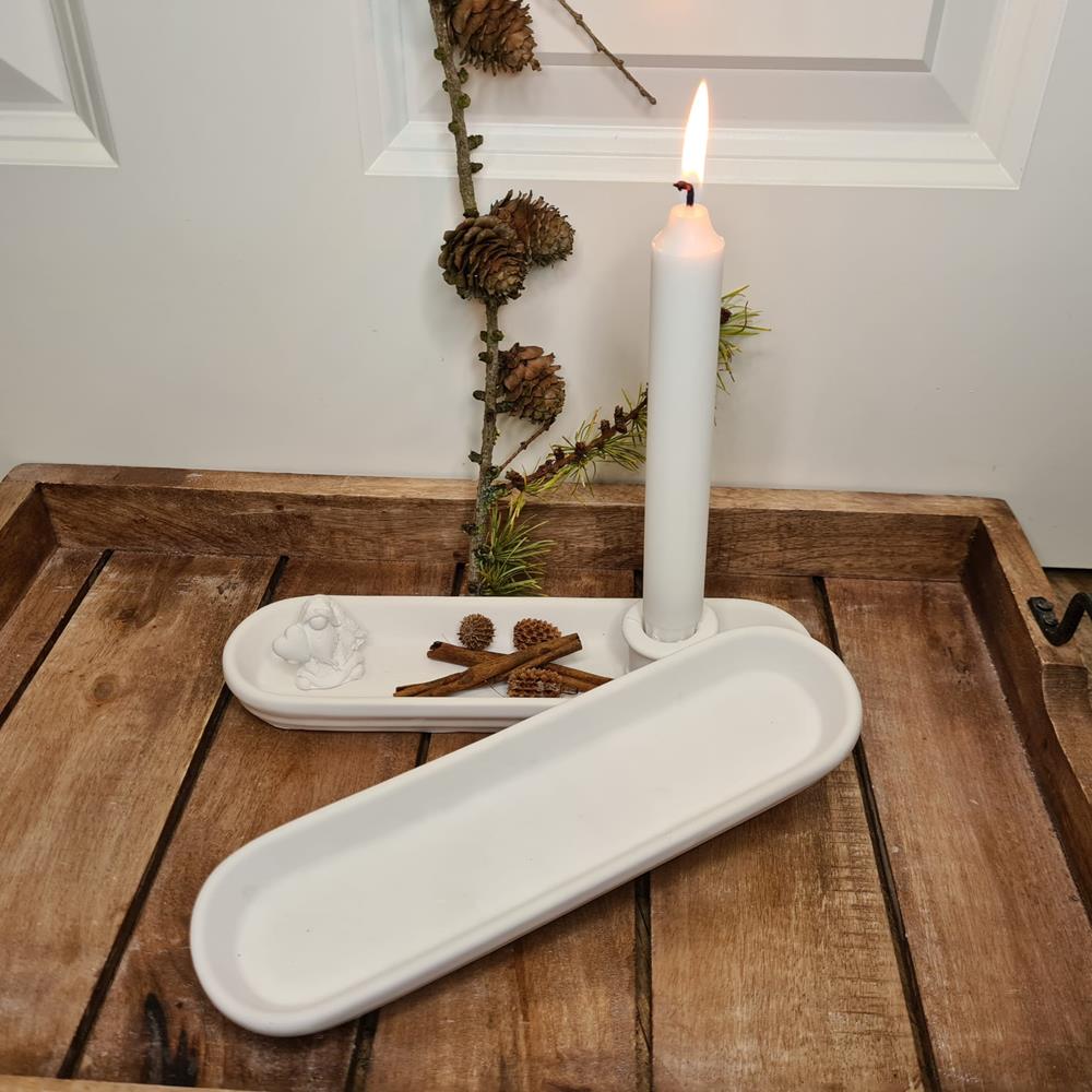 Oval Sunumluk Silikon Kalıp - SHCMOLDS (2,5 x 23,5 x 6,5 cm)