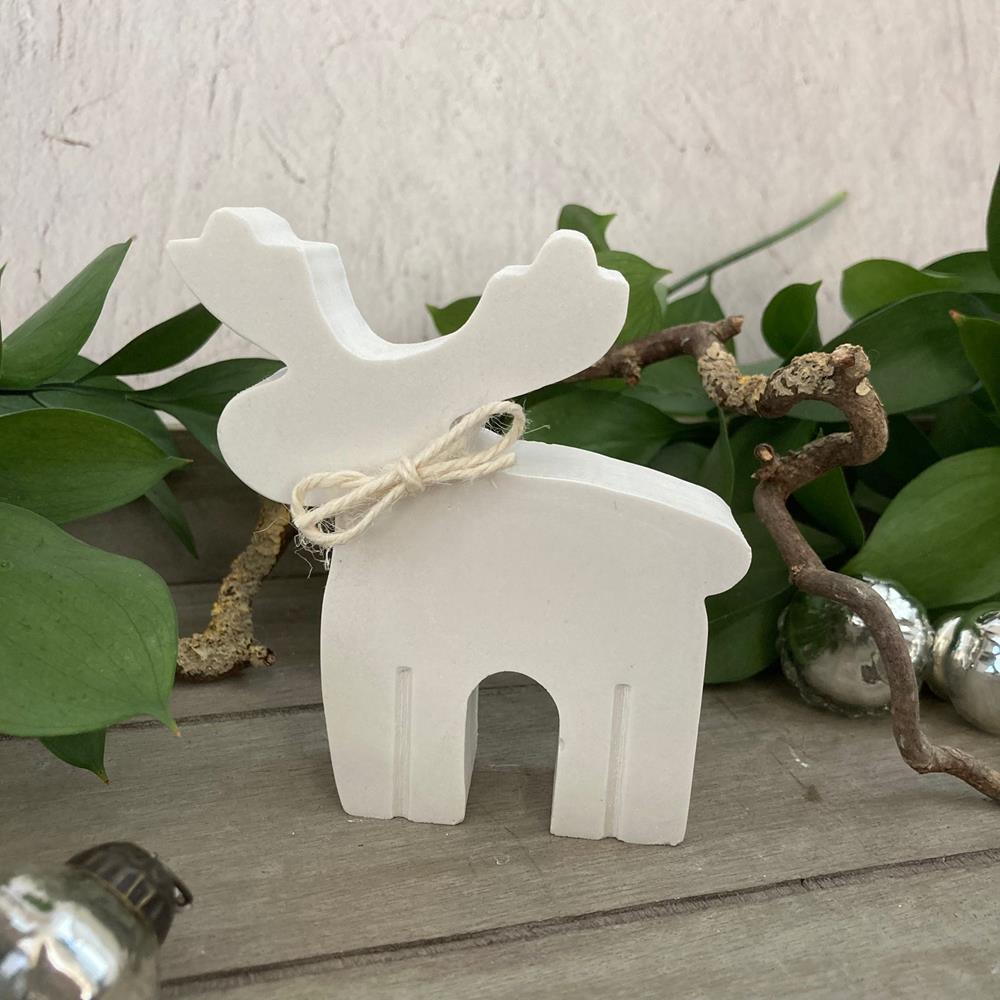 İki Ayaklı Şirin Geyik Silikon Kalıp - SHCMOLDS (Y/G/D: 10 x 8 x 2,5 cm)