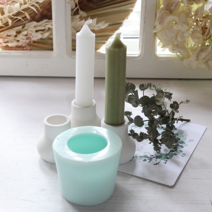 Küresel Şamdan Silikon Kalıp - SHCMOLDS - ( 2,3 cm )