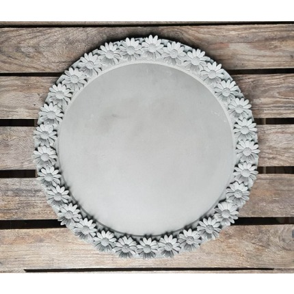 Papatyalı Tepsi Silikon Kalıp 2 - SHCMOLDS - ( Çap 24 cm )