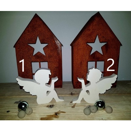 Oturan Melek Model 2 Silikon Kalıp - SHCMOLDS ( S/G/D: 19,5 x 21 x 4 cm )