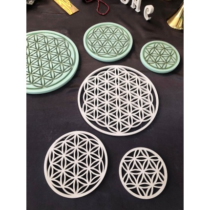 Yaşam Çiçeği Silikon Kalıp - SHCMOLDS (1 x 20 x 20 cm)