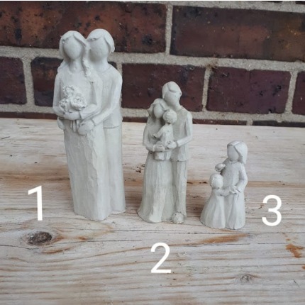 Ailesi Biblo Model 3 Silikon Kalıp - SHCMOLDS (Y/G/D: 6 x 2,5 x 3,5 cm)