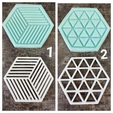 Bardak Altlıkları Tabak Model 2 Silikon Kalıp - SHCMOLDS (15 x 1 cm)