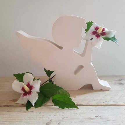 Oturan Melek no 1 Silikon Kalıp - SHCMOLDS ( 14,5 x 16 x 3 cm )