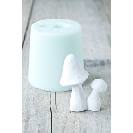 İkili Mantar Silikon Kalıp - SHCMOLDS (7 x 5,5 x 3,5 cm)