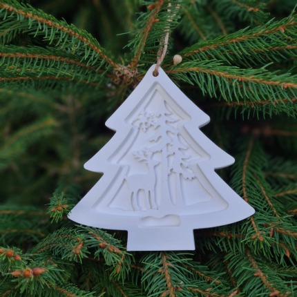 Sarkıt Ağaç Silikon Kalıp - SHCMOLDS ( Y/G/D: 11 x 11 x 1,3 cm )