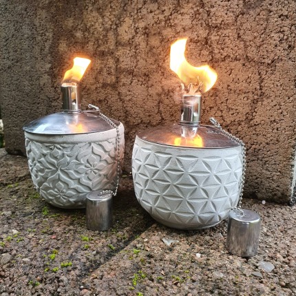 Desenli Saksı Model 3 (Yağ Tutucu) Silikon Kalıp - SHCMOLDS (8,5 x 10 cm)