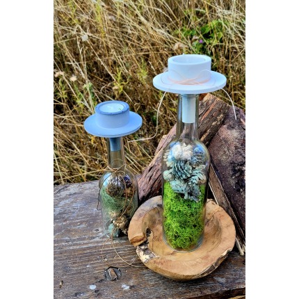 Şişe Ağzı Mumluk Silikon Kalıp - SHCMOLDS - 1,7 cm'ye kadar şişe boynu