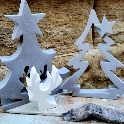 Geyikli Noel Ağacı Silikon Kalıp - SHCMOLDS