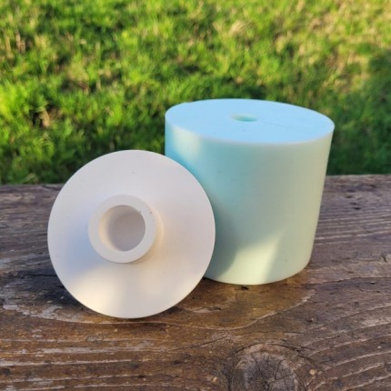 Şamdan Mumluk Silikon Kalıp -  | SHCMOLDS - Çap : 1,7 cm  9x9 cm [kesik ürün]